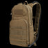 The Condor Fuel Hydration Backpack 18L in Coyote Brown features multiple zippered compartments, front MOLLE webbing, padded shoulder straps, and is compatible with the Condor 3L Torrent Hydration Bladder.